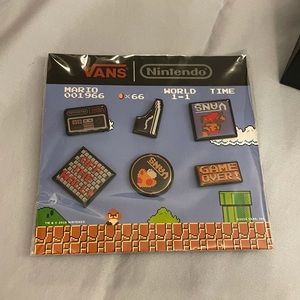Vans x Nintendo collectors pack of six pins